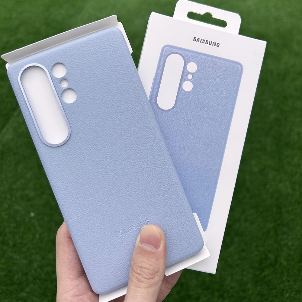 Samsung Galaxy S25 Ultra Kindsuit Leather Phone Case Soft Silky Touch Protective Leather Cover For Galaxy S25 Ultra