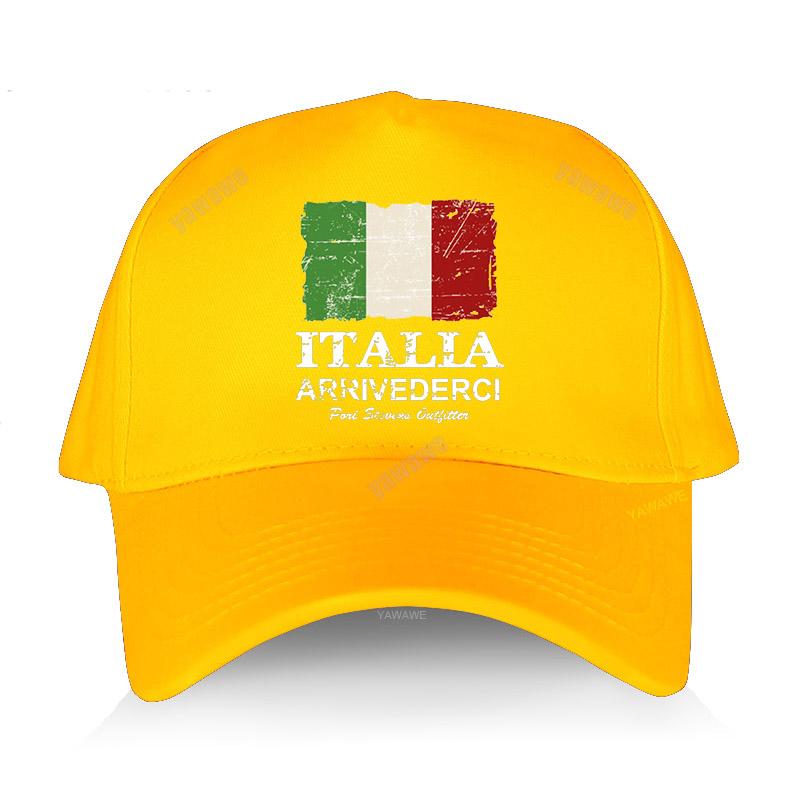 Мужская и женская кепка люксового бренда, винтажная бейсболка Italia Bandiera uomo uomini Vendita A Buon Mercato, забавный дизайн, летняя шапка