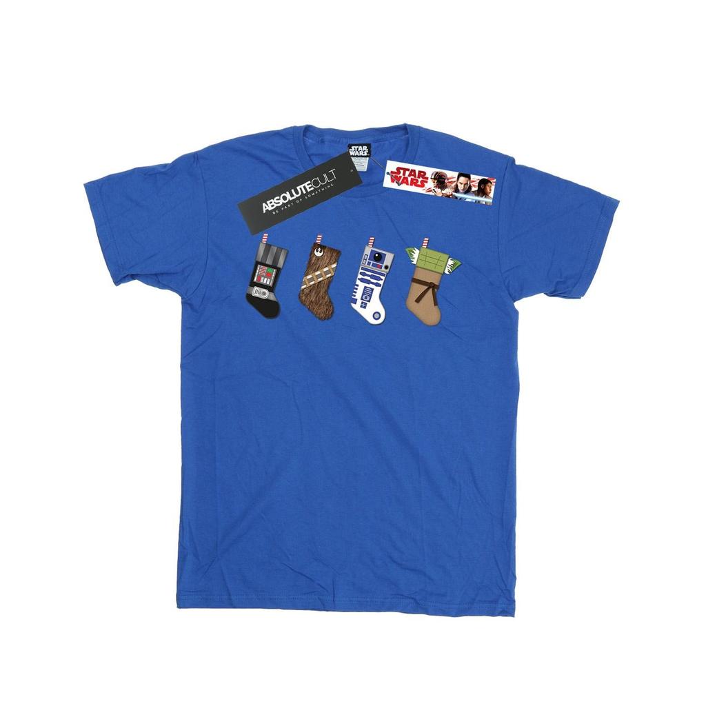 Star Wars Mens Christmas Stockings T-Shirt