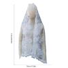 Flower Women Shawl Lace Wedding Veils Elegant Catholic Veil  Mantilla