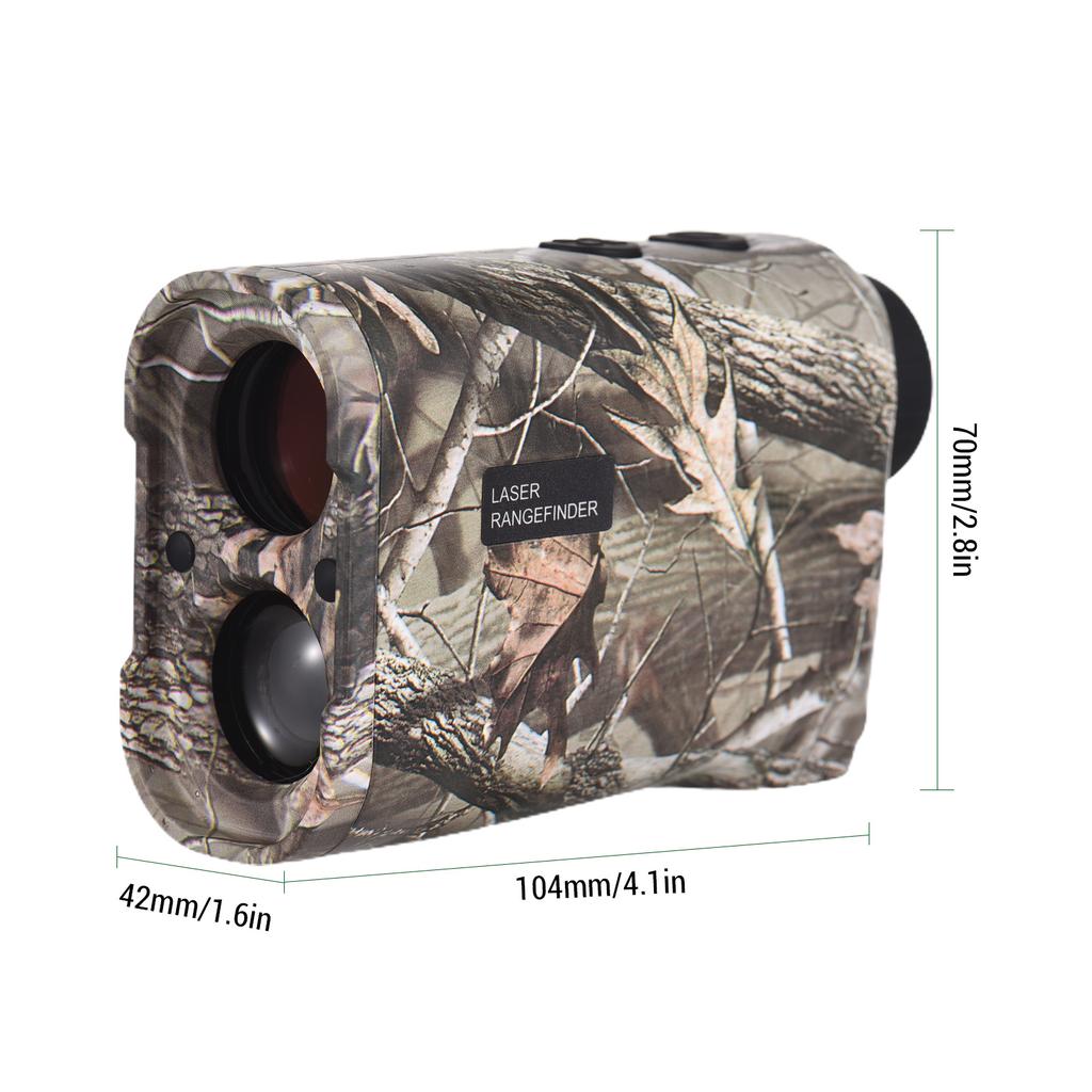 Лазерный дальномер для гольфа 600 м с измерением высоты и угла, монокулярный телескоп и нескользящая текстура