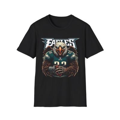 Футболка Philadelphia Eagles с хоррор-твистом - Уникальная одежда для фанатов НФЛ