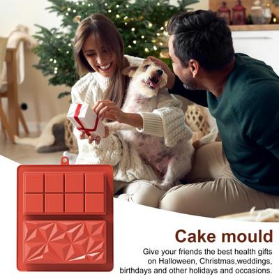 1/2/3 шт. Силиконовая форма для шоколада глубокая Дубайская толстая плитка для наполнения большая конфетная форма для начиненного батончика многоразовая без бисфенола А многофункциональная для выпечки