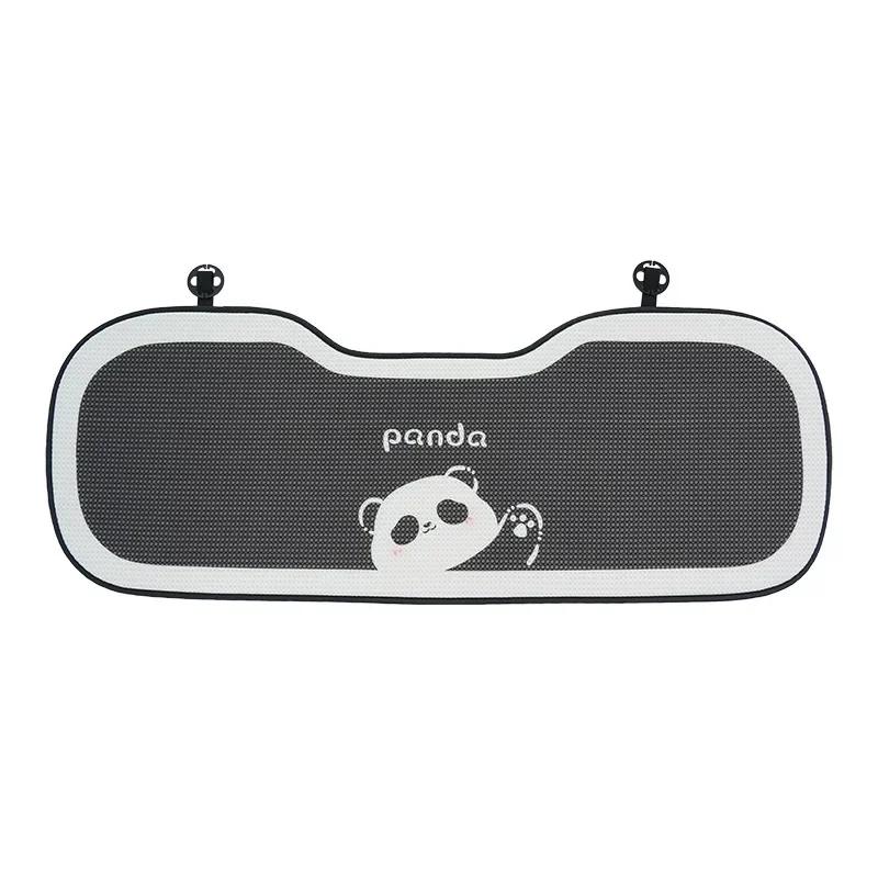 Universal Panda Car Seat Cushion Full Set Fashion Breathable Universal Seat Cushion Cover Anti Slip Panda Interior Accessories