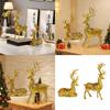 Creative Mooses Decorative Figurine Resins Art Elk Ornament Tabletop Deer Adornment for Home and Office