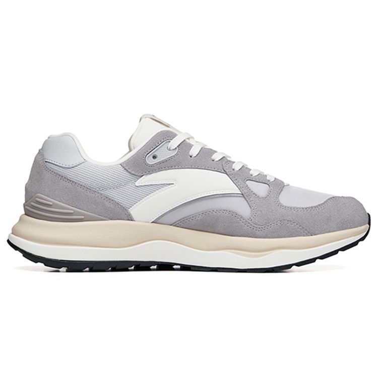 Anta Star 202 TD Retro Casual Shock Absorbing Non-Slip Wear-Resistant Breathable Low-Top Running Shoes Men Sneaker Gray 112235550A-2