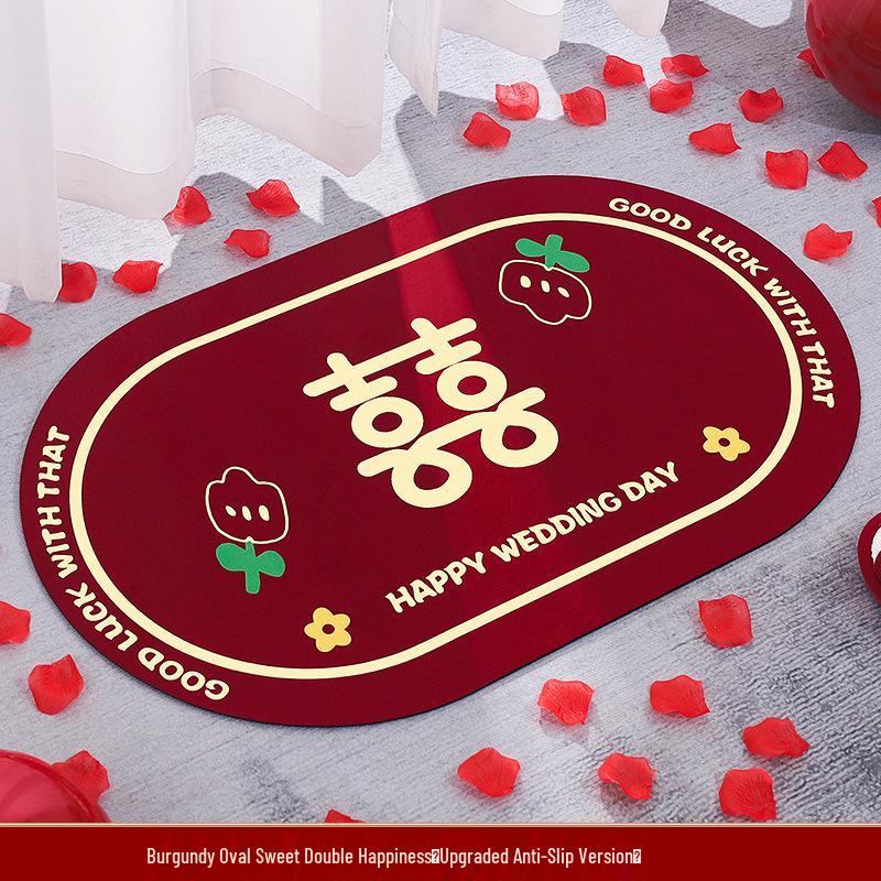 Приветственный коврик - Ковер со счастливыми словами для дома и свадебного декора