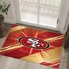 San Francisco 49ers Design Crystal Velvet Carpet Cozy Non?Slip Printed Rug For Bedroom Living Room Entrance