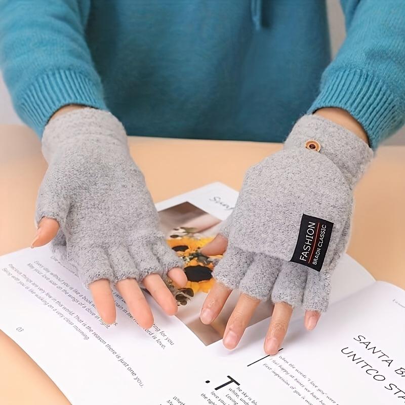 1 USB-порт, 5-вольтовые электрические перчатки с подогревом и откидным дизайном на полпальца - 5 пальцев с подогревом тыльной стороны ладони, идеально подходят для зимнего использования в офисе с компьютерами