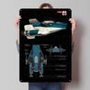 Знак из жести A-Wing Постер самолета Украшения для комнаты Металлические таблички на заказ для настенного декора Эстетический декор комнаты Мужской Ретро
