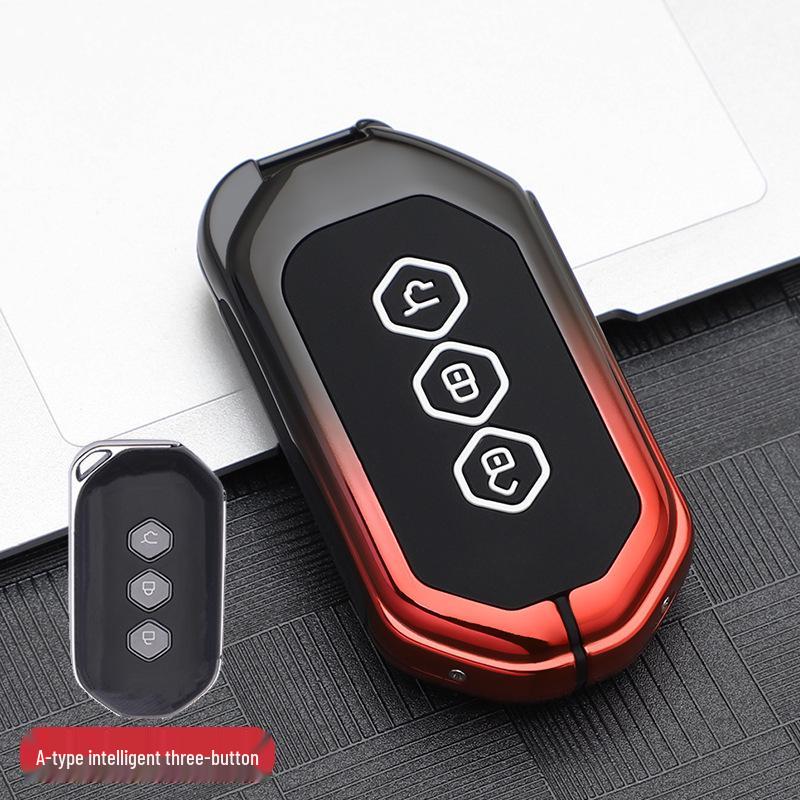 2020 Wuling Victory Key Case: Smart Remote Metal Cover with Full Wrap Protection and Buckle