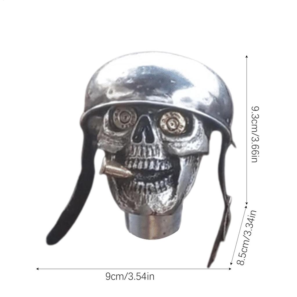 Ручка переключения передач в виде черепа, внутренняя накладка на рычаг переключения передач, накладка-протектор на рычаг переключения передач в виде скелета, автомобильные интерьерные гаджеты для украшения автомобиля