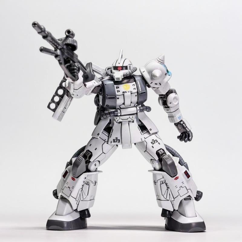 Hg 1/144 Zaku Ms-06R-1A Сборная модель Набор для сборки Фигурки Действия Крутая фигурка Действия Детские развивающие игрушки Подарок-сюрприз для мальчика Коллекция