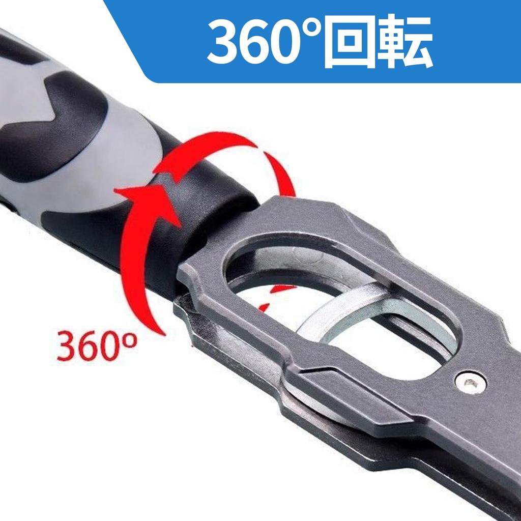 Stainless Steel Fish and Fits Large Includes Safety and Includes a Fall Prevention Strap Tape Measure Professional-grade Grip, Rust-proof