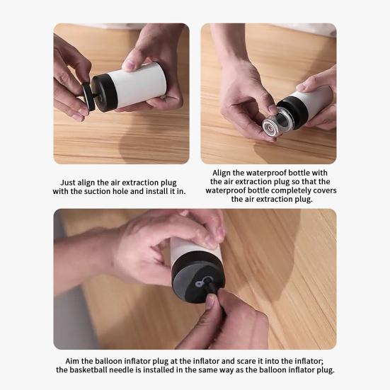 Mini Vacuum Sealer Machine Good Sealing Moisture-Proof 2-in-1 Extraction Inflation Rechargeable Kitchen Gadget for Meat Fish Vegetables Fruits