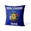 Aertemisi 18'' X 18'' Wisconsin Square Throw Pillow Cushion Covers Cases Pillowcases For Sofa 45Cm X 45Cm