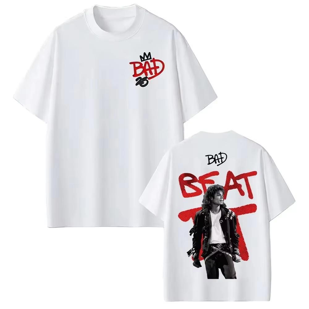 Summer Unisex Vintage Casual Short Sleeve TShirt Merch of King of Pop Tshirt
