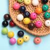 100 шт., высококачественные модные однотонные круглые свободные бусины диаметром 8 мм для самостоятельного изготовления ювелирных изделий