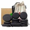 Tontin 24pcs/set Hot Stone Massage Set Spa Massaging Stones Massager Care Jade Basalt Stone Beauty Salon Health Care Lava Rosh