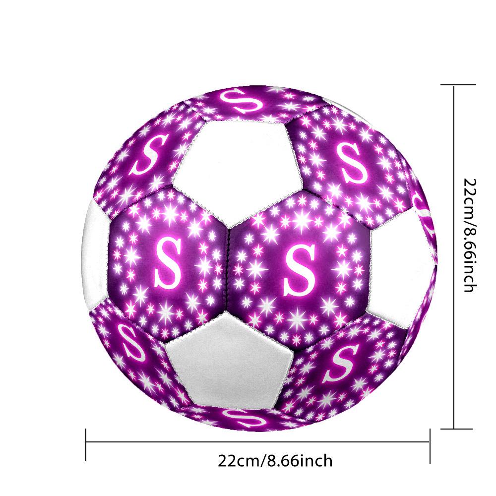 1pc Letter S Lightweight PVC Training Soccer Ball, Size 5, Suitable for Indoor and Outdoor TrainingGift y60331