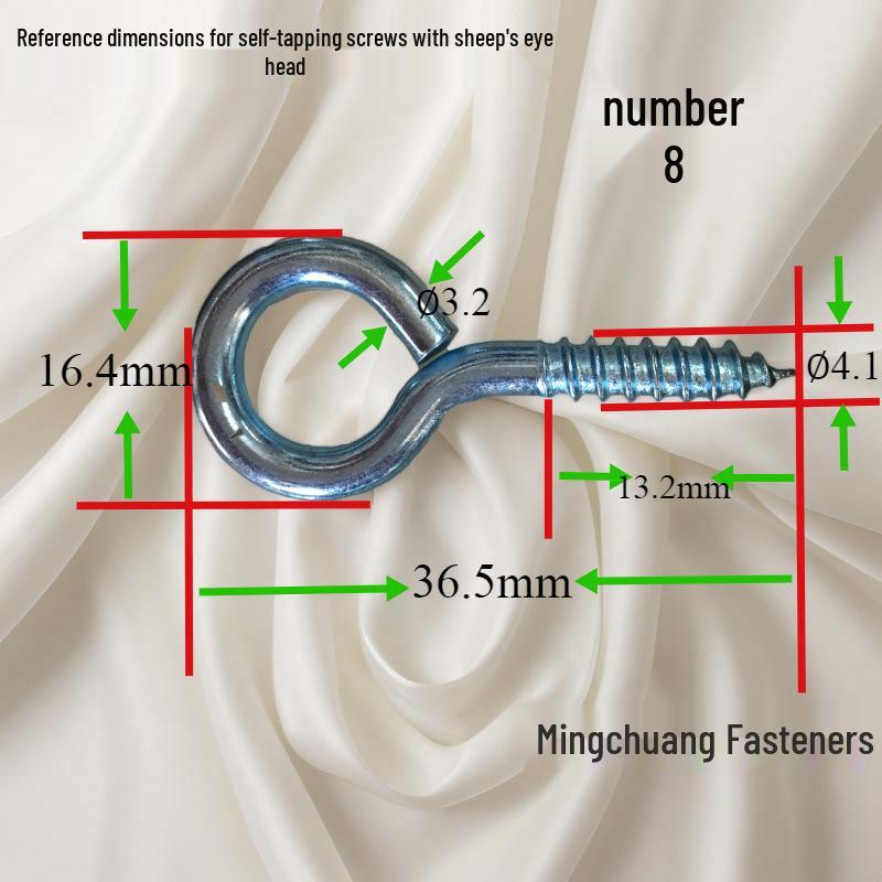 Сине-белый подвес с оцинкованным крепежом и винтами-кольцами - Саморезы, заостренная головка, крючок в стиле «Древесная фактура» для светильников, Новый китайский стиль.