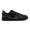 Li Ning Original Era Скользкие, Легкие и Дышащие Низкие Кроссовки для Скейтборда Мужские Черно-Белые AGCU337-5(Команда348-)
