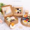 Durable Cake Box Visible Window Transparent Keep Clean