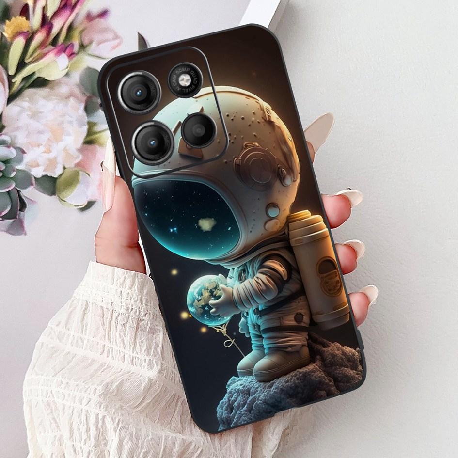 Силиконовый чехол для Motorola Moto G15 G75 2024 Cover Милый Панда Лев Ударопрочный ТПУ Чехлы для телефона Для MotoG15 MotoG75 G 75 G 15 Etui