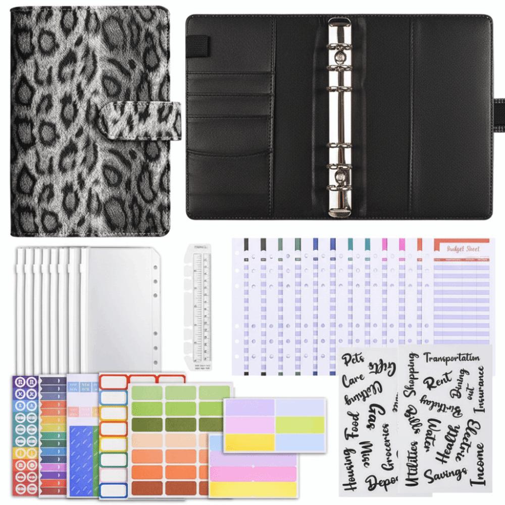 Цветная сумка-хранилище для блокнота, конверт для экономии денег из ПУ, мягкая папка-планировщик бюджета, планировщик бюджета