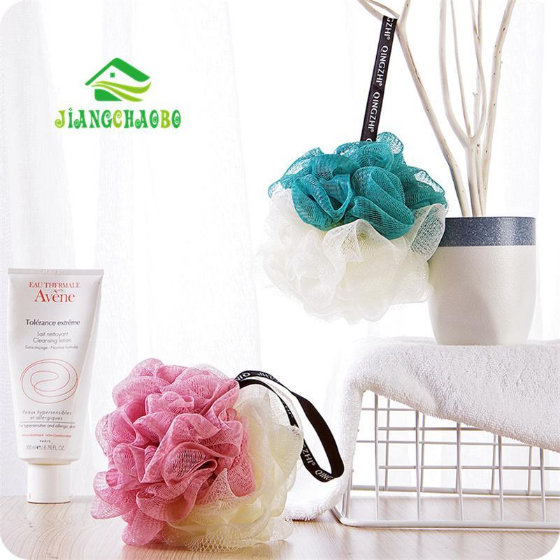 1 Pc Large Size Bath Balls Rich Bubbles Body Flower Bath Sponge Shower Brush Body Wash Balls