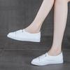 The First Layer of Cowhide Soft-soled Little White Shoes Women's Summer New Casual Shallow Mouth Single Shoes Breathable Thin Sports Board Shoes