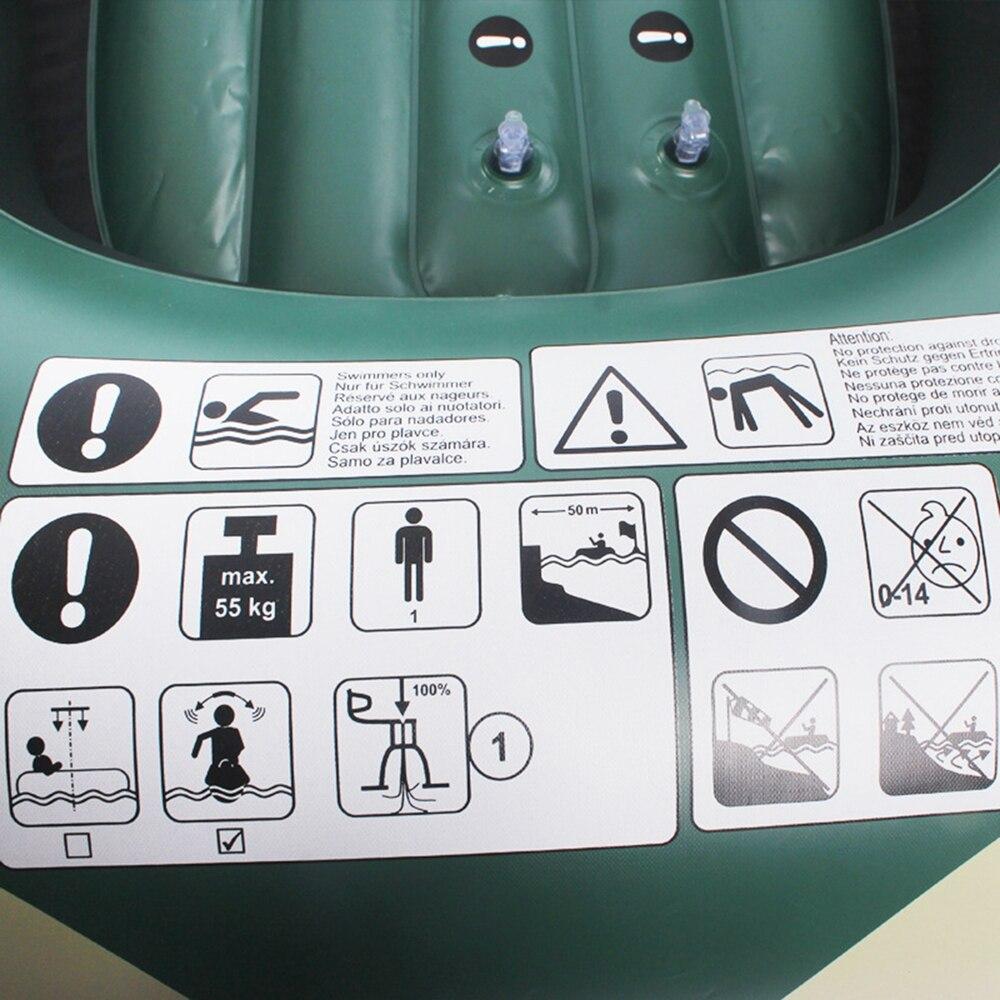 Надувная лодка из ПВХ с одним утолщением, лодка для реки и озера, лодка с насосом, рыбацкая лодка, лодка для отдыха