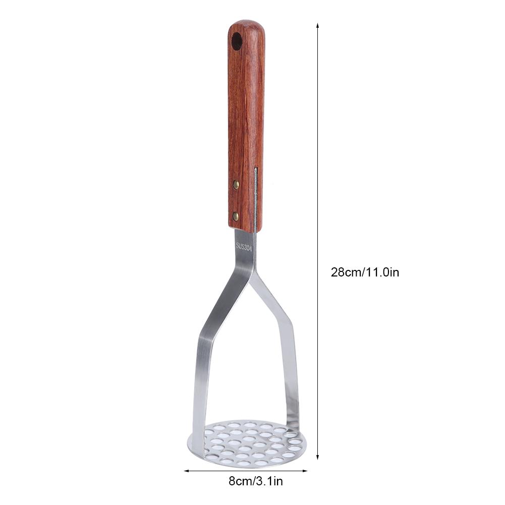 Измельчитель пищи Бытовой ручной SUS304 Нержавеющая сталь Пресс-пюре Измельчитель Кухонная утварь Измельчитель картофеля Картофелемялка