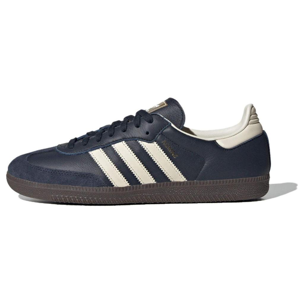 Adidas Samba OG Night Navy Gum Unisex Sneakers Blue Cream-White ID2056