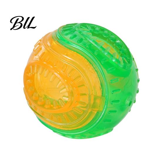 Puppy Teething Toy Dog Food Leakage Chew Ball Bite Resistant Pet Treat Dispensing Indestructible Squeaky Interactive Boredom Enrichment