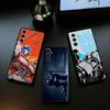 Аниме чехол для телефона K-Transformers для Samsung Galaxy A73,A21s,A22,A31,A52,A53,A71,A41 Мягкий черный корпус