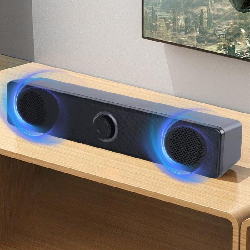 Компьютерный настольный высококачественный Bluetooth проводной двухцелевой микрофон с высоким уровнем громкости динамик два в одном