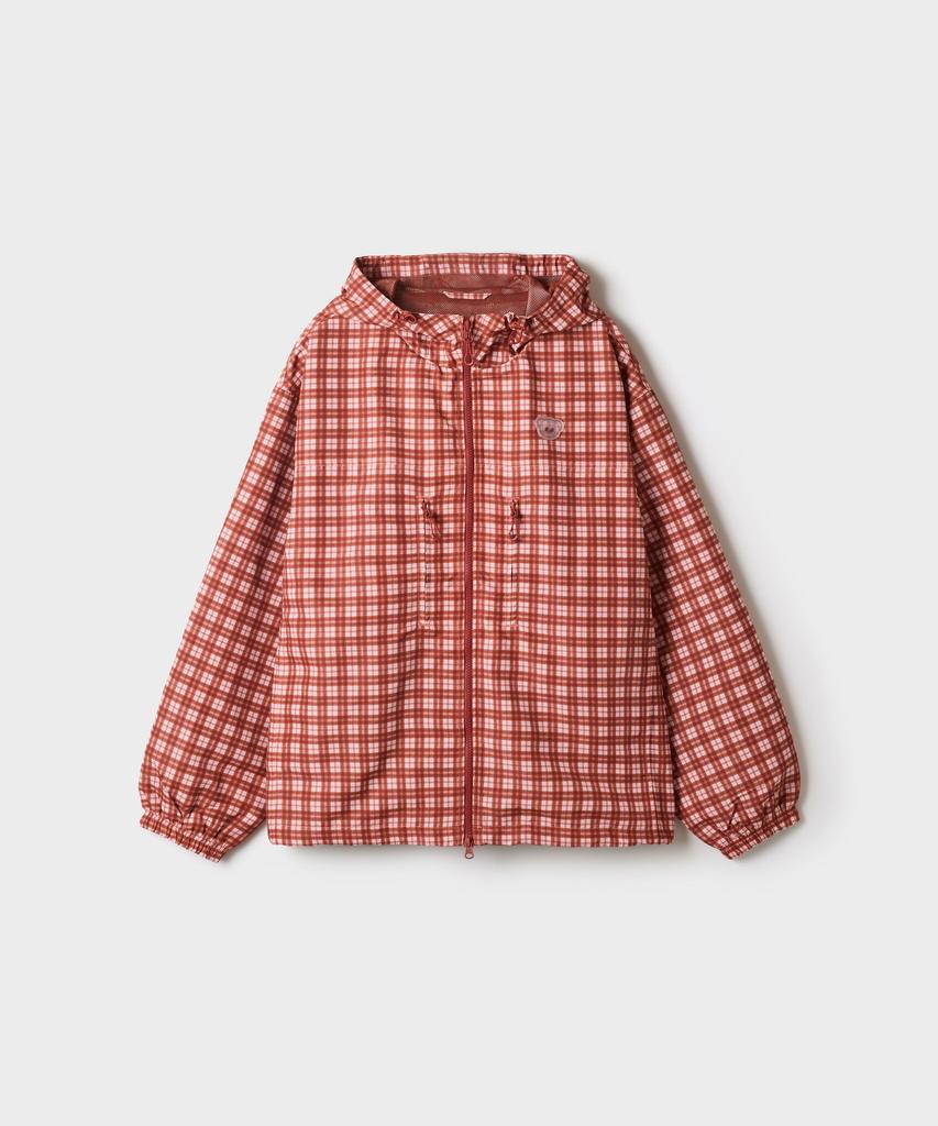 SPAO [Butterbear] Ветровка с капюшоном в клетку_Spjjg49U02