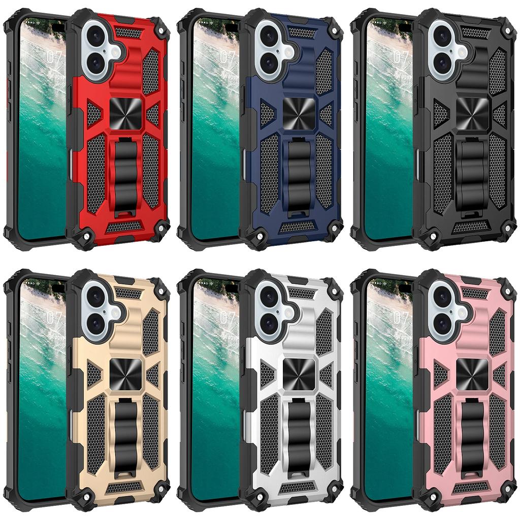 Гибридный прочный камуфляжный защитный чехол-держатель для iPhone 16 Pro Max 15 14 13 Plus Mini Kickstand Otter Case Box Stand Military Bumper Kickstand Case