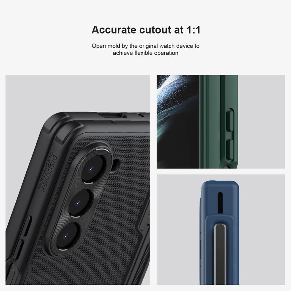 Nillkin Super Frosted Shield Fold Case For Samsung Galaxy Z Fold 5 - Black