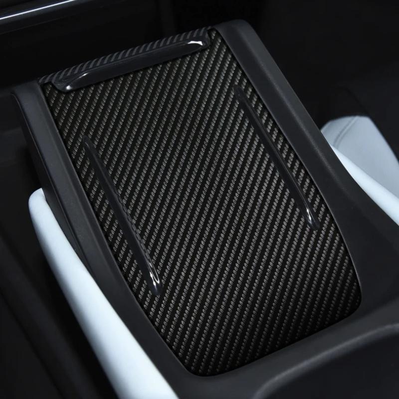 Для BYD Dolphin Mini Surf Atto 1 Панель-подставка в подстаканник с рисунком под карбон, противоскользящий коврик в салон автомобиля njbwy33