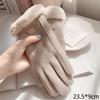 Перчатки женские аксессуары плюс бархатные толстые теплые женские зимние милые осенние и зимние перчатки
