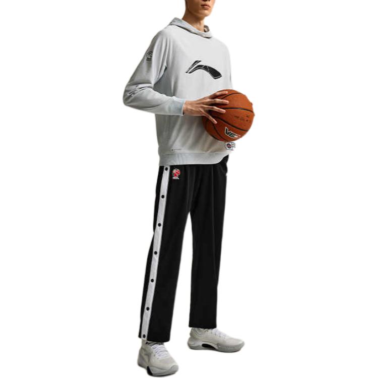 Мужские вязаные спортивные штаны Li Ning CBA Черные AKLU075-1