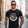 2024 Summer New American Retro Short Sleeve O-neck Motorcyce Printed T-shirt Men's Simple  Washed Casual Youth Tees