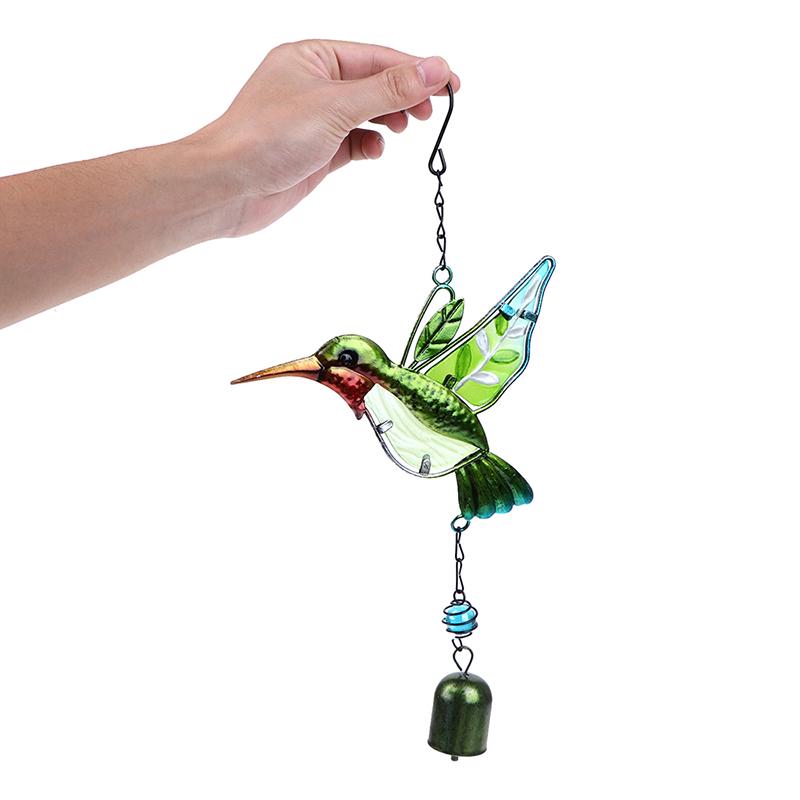 Птица перезвон ветра для стены, окна, двери, колокольчик, подвесные украшения