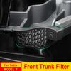 2pcs Front Trunk Debris Filter For Tesla Model Y Accessories 2023 2022 2021 Water Guide Groove Cover Anti-Clogging Organizer