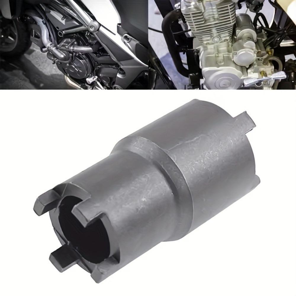 Инструмент для снятия гаек мотоцикла, черный двухсторонний ключ для гаек сцепления, инструмент для ремонта мотоцикла