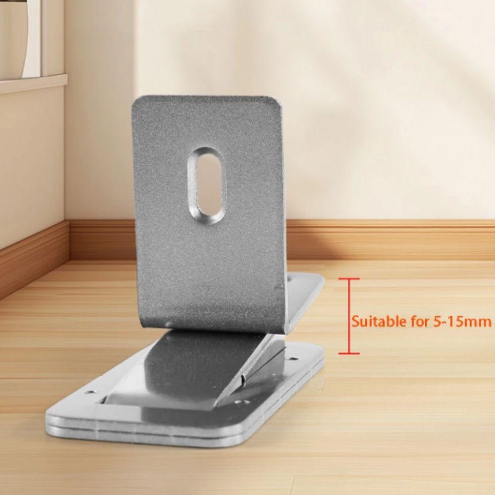 Ультратонкий дверной стопор из нержавеющей стали, ультратонкий, сильный магнитный, невидимый, противоударный, чрезвычайно узкий