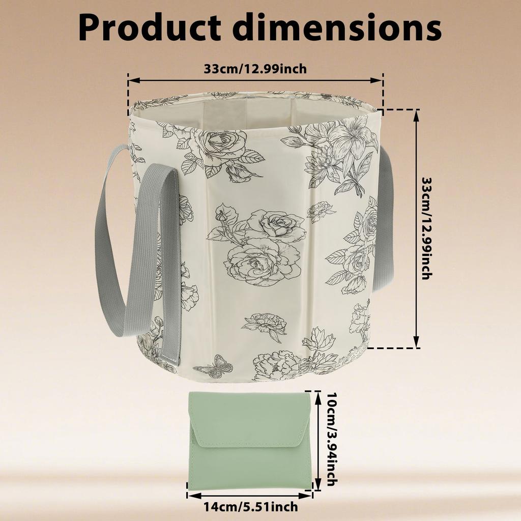 Foldable Foot Bath Basin Portable Travel Collapsible Bucket Soaking Tub Spa Footbath Sauna Household Outdoor Camping Washing