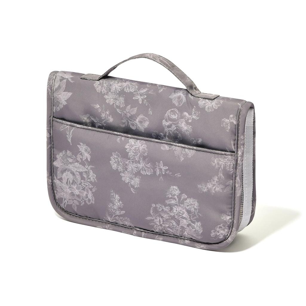 Francfranc Francfranc Classic Flower Hanging Pouch M Dark Gray